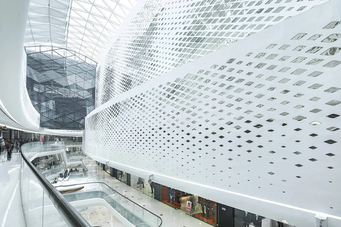 Hanjie Wanda Square by UNSTUDIO. Wuhan, China.