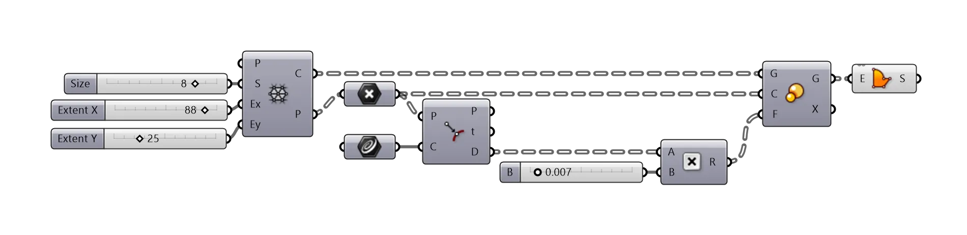 Attractor definition in Grasshopper