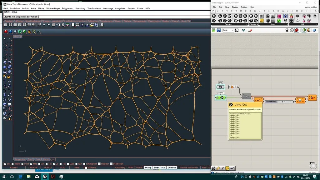 From edge bundling / wooly paths to surface between