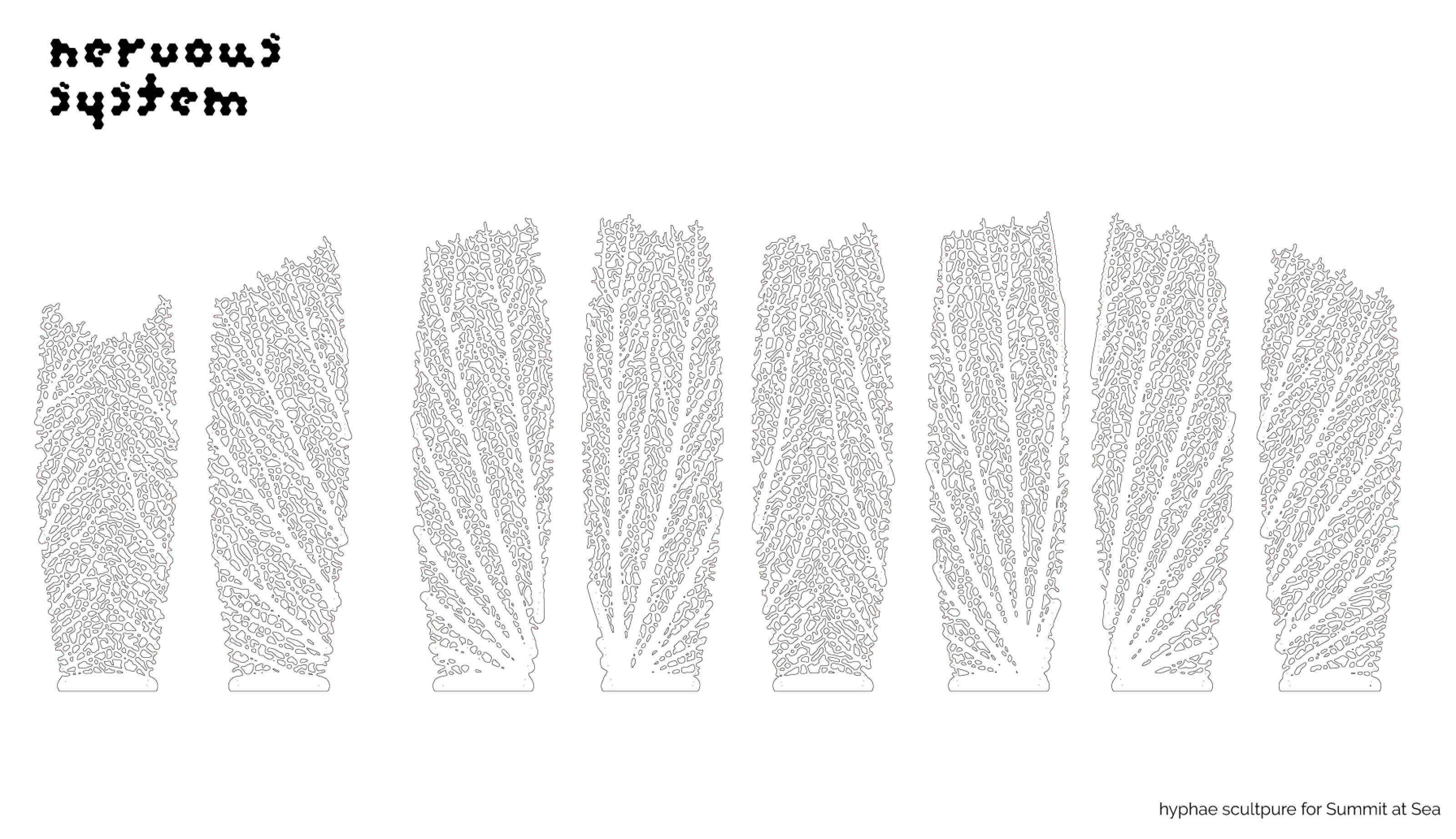 Elevation drawing of installation Summit at Sea