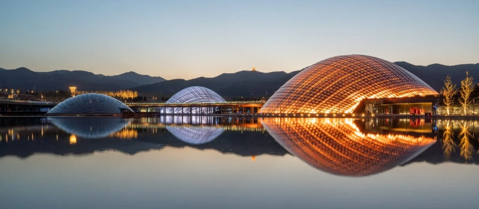 Taiyuan Botanical Garden Domes by StructureCraft.